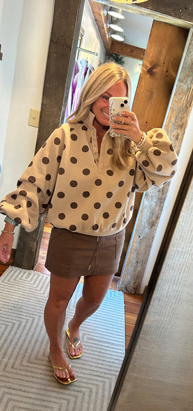 Piper Polka Dot Pullover