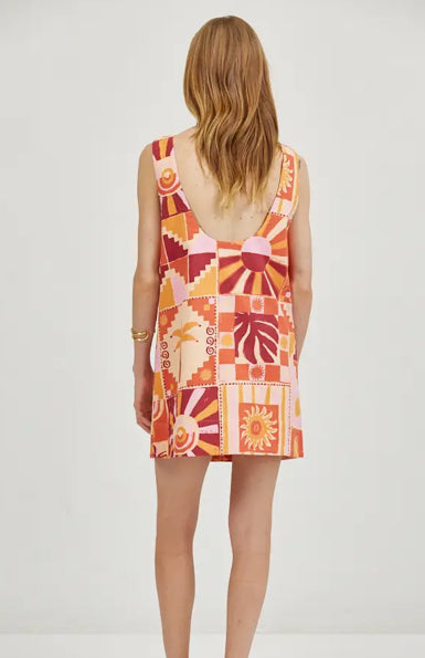 Sunny Linen Mini Dress