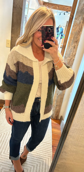 Landscape Intarsia Cardi