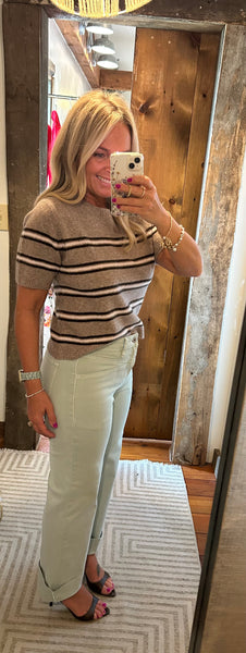 Gatewood Stripe Sweater Tee