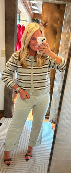 Medina Stripe Cardigan