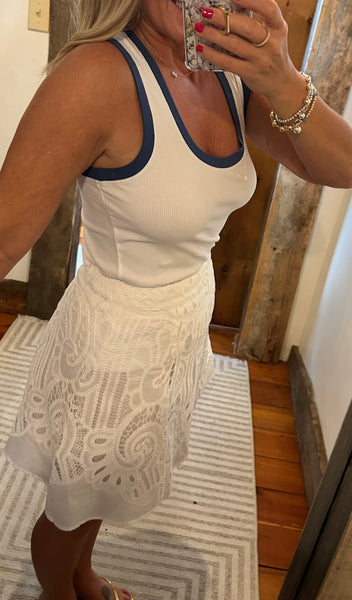 Sirena Colorblock Rib Tank