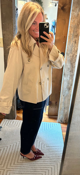 Double Breasted Trench Jacket