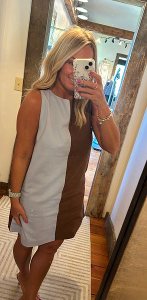 Quinn Color-Block Mini Dress