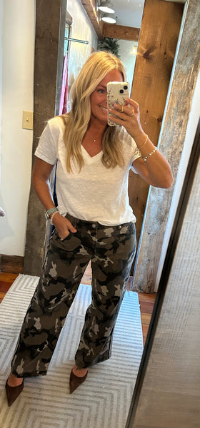 Camo HR Trouser with Side Tape Detail