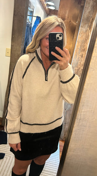 Alps Quarter Zip Sweater
