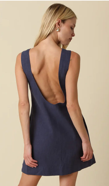 Eve Open Back Mini Dress