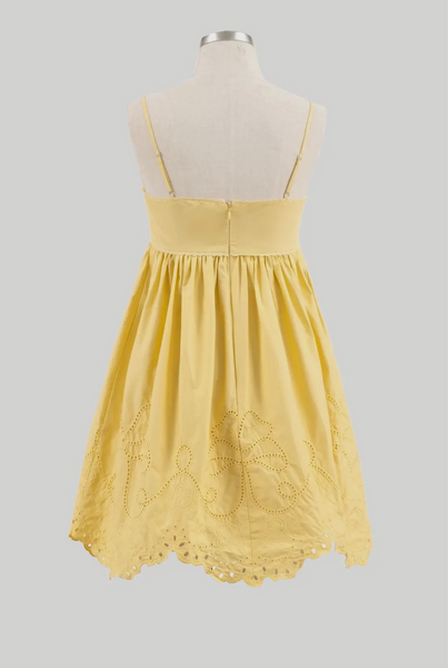 Bri Eyelet Detail Dress