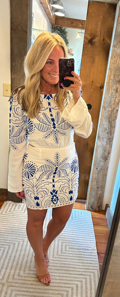 Tahina Airy Palm Dress