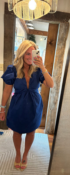 Hayden Poplin SS Dress