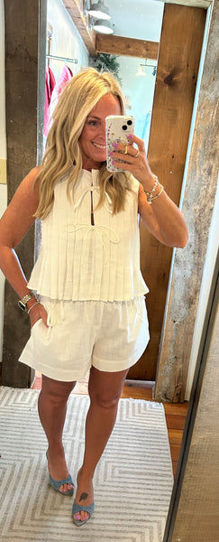 Cassi Short with Tie Detail