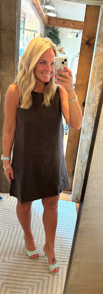 Lena Linen Mini Dress