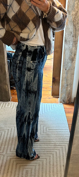 MR Tie Dye Curve Jean