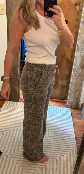 Hunter Leopard Knit Pant