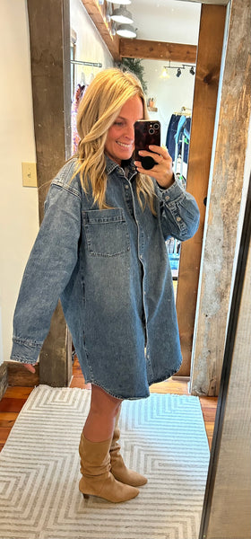 Lexi Denim Shirt Dress