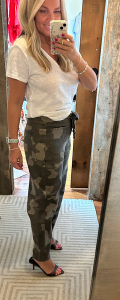 Camo Belted Jean