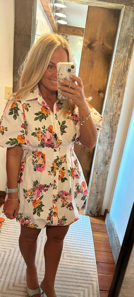Olivia Floral Mini Dress