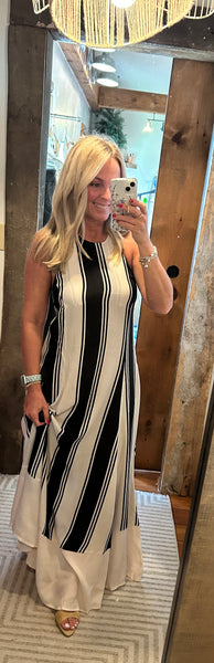Sicily Stripe Maxi Dress