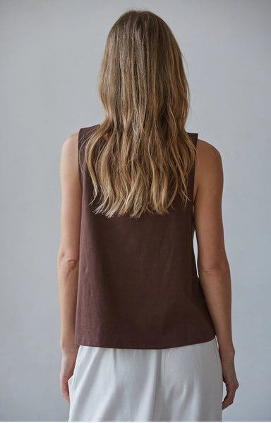 Rosie Cotton Scoop Neck Tank