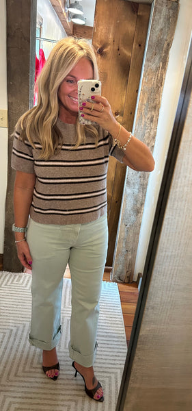 Gatewood Stripe Sweater Tee