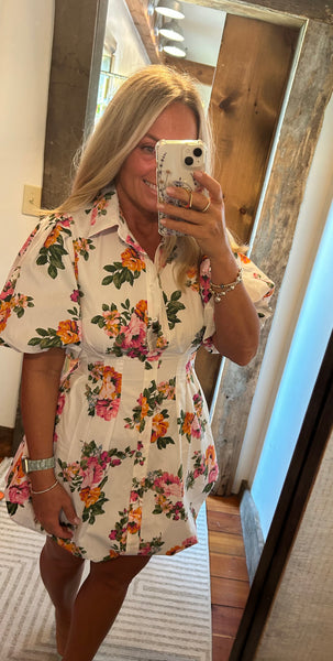 Olivia Floral Mini Dress