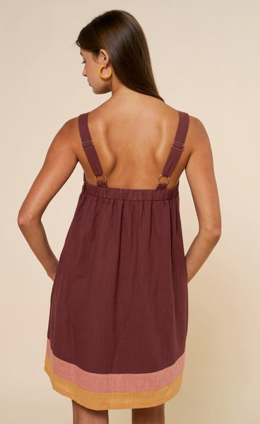 Parker Color-Block Mini Dress