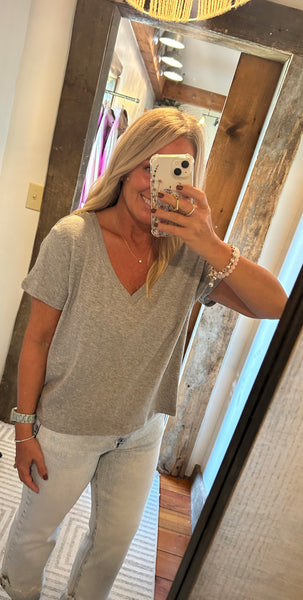 Nomad Slub V Neck Tee