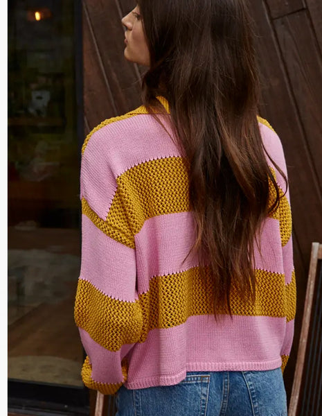 Kate Stripe Collar Sweater