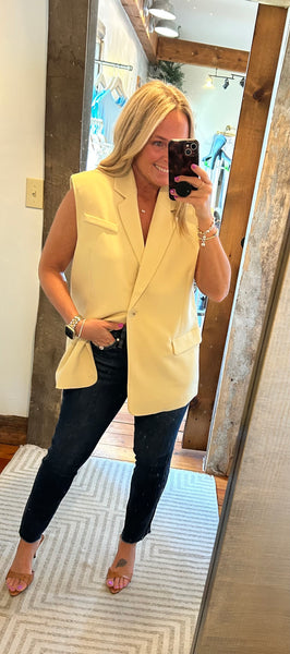 Sasha Sleeveless Blazer