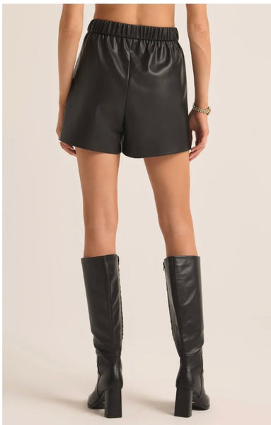 Tia Faux Leather Short