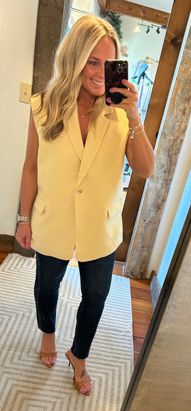 Sasha Sleeveless Blazer