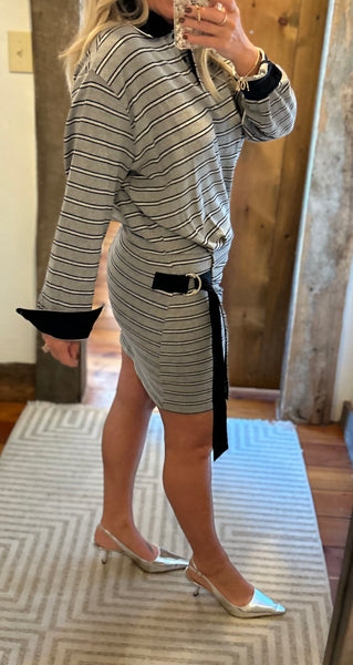 Sabine Stripe LS Dress