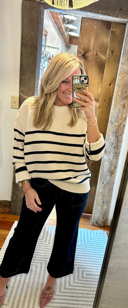 Boyfriend Stripe Sweater