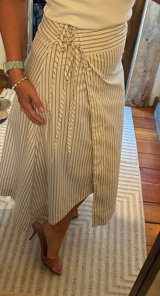 Lido Stripe Maxi Skirt