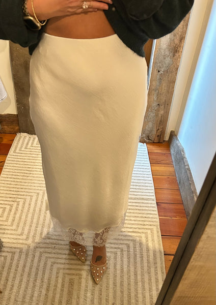 Cinder Lace Midi Skirt