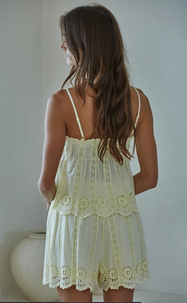Laine Eyelet Short