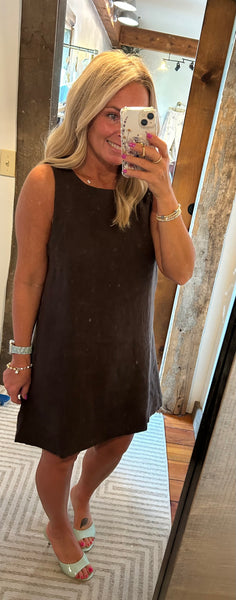 Lena Linen Mini Dress