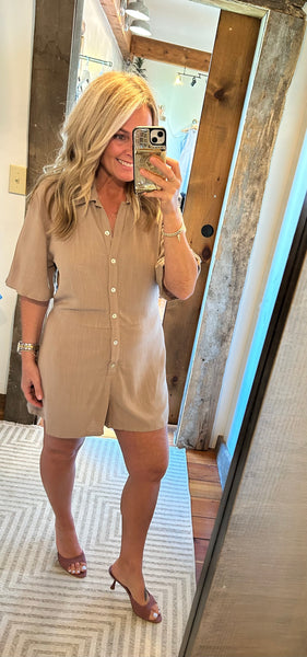 Marcell Button Up Romper