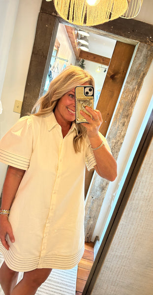 SS Button Down Dress