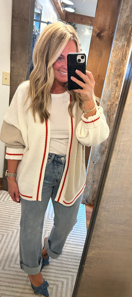 Sunni Color-blocked Cardigan