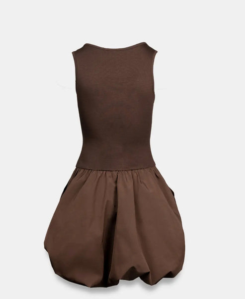 Bria Bubble Hem Mini Dress
