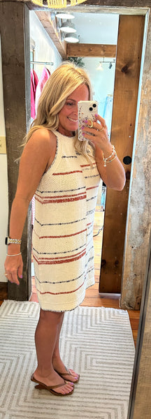 Micha Stripe Knit Dress