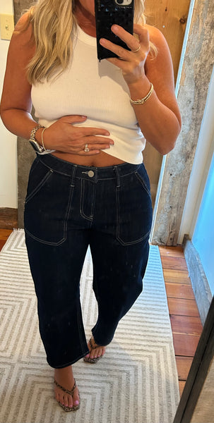 HR Barrel Leg Jean