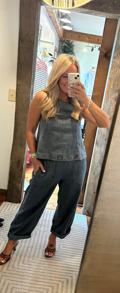 Annie Denim Top