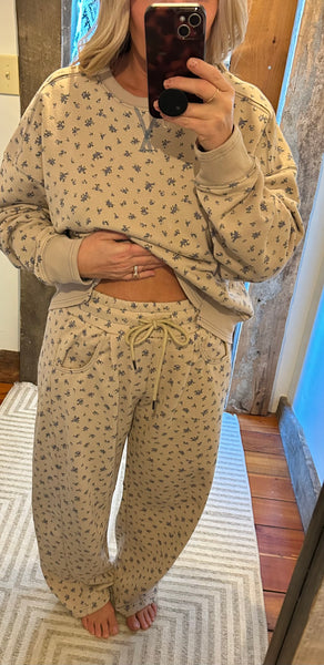 Floral Sweat Pant