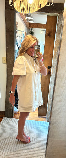 SS Button Down Dress