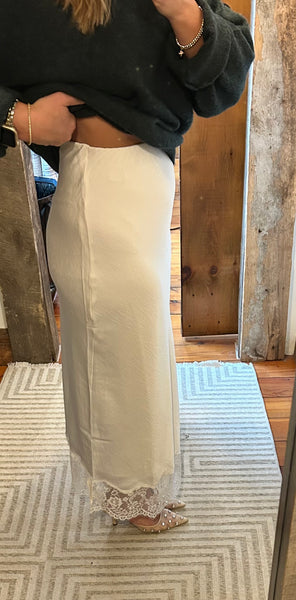 Cinder Lace Midi Skirt