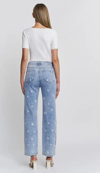 HR Straight Leg Daisy Jean - The Green Shelf Boutique