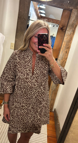 City Safari Dress - The Green Shelf Boutique