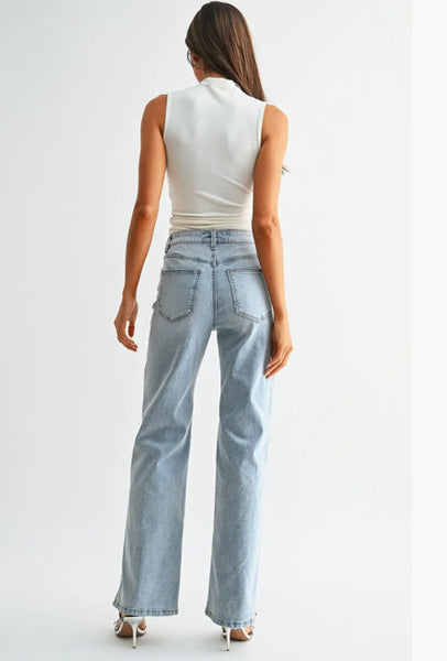HR Pearl Side Seam Jean